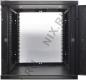 NT WALLBOX LIGHT 12-66 B Шкаф 19 настенный, чёрный 12U 600*650, дверь стекло-металл