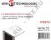 NT WALLBOX LIGHT 12-66 B Шкаф 19 настенный, чёрный 12U 600*650, дверь стекло-металл