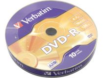 DVD-R Disc Verbatim  4.7Gb 16x уп. 10 шт  43729 
