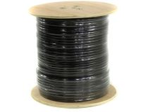 Кабель UTP 4 пары кат.5e катушка 305м 5bites US5505-305CPE-M для внешней прокладки, с тросом