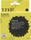 Картридж T2 ic-h641 (№121XL) Black для HP DJ D1663/2563/2663/5563/F2423/2483/2493, 110e/120e, PS C4683/4783