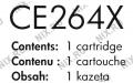 Картридж HP CE264X (№646X) Black для LaserJet Enterprise CM4540mfp (повышенной ёмкости)