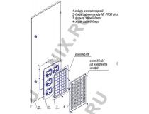 NT PROFI BSFAN 6 B Модуль вентиляторный задней двери для шкафа PROFI plus, чёрный, 6 вентиляторов