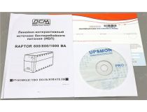 UPS 1000VA PowerCom Raptor  RPT-1000AP  +USB+защита телефонной линии/RJ45