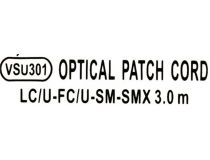 Patch cord ВО, LC-FC, Simplex, SM 9/125 3м