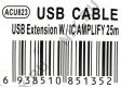 Aopen ACU823-25м Кабель удлинительный активный USB 2.0-repeater A-- A 25м