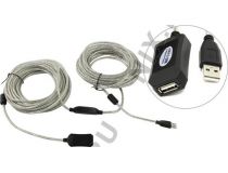 Aopen ACU823-20м Кабель удлинительный активный USB 2.0-repeater A-- A 20м