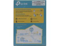 TP-LINK TL-PA4020PKIT AV600 Powerline Adapter Kit (2 адаптера, 2UTP 100Mbps, Powerline 500Mbps)
