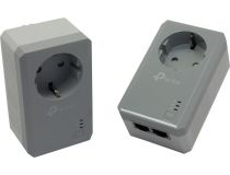 TP-LINK TL-PA4020PKIT AV600 Powerline Adapter Kit (2 адаптера, 2UTP 100Mbps, Powerline 500Mbps)
