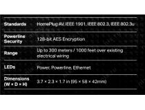 TP-LINK TL-PA4020PKIT AV600 Powerline Adapter Kit (2 адаптера, 2UTP 100Mbps, Powerline 500Mbps)