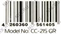 Сумка Continent CC-215 GR (нейлон, серая, 15.6 )