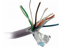 Кабель FTP 4 пары кат.5e бухта 305м  Exegate  138967 