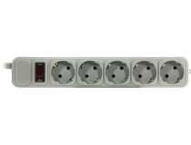 Сетевой фильтр ExeGate SP-5-5G Gray  5м ( 5 розеток )  EX221189RUS 