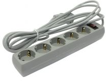 Сетевой фильтр ExeGate SP-5-3G Gray  3м ( 5 розеток ) EX221186RUS 