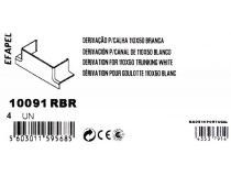 Упаковка: 4 шт Т-образный отвод для короба 110х50, Efapel 10091RBR 