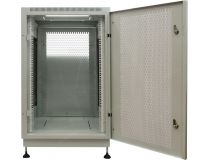 NT PRACTIC 2 MP18-68 G Шкаф 19 напольный 18U 600*800, дверь перфорированная, серый (3ч)