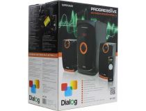Колонки Dialog Progressive AP-200 (2х15W +Subwoofer 30W, дерево, SD, USB, ПДУ)