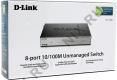D-Link DES-1008D ,L2B  Fast E-net Switch 8-port (8UTP 100Mbps)