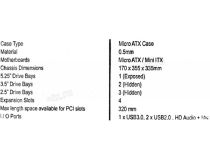 Minitower Aerocool/Formula Qs-180  MicroATX без БП