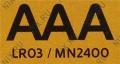 Duracell MN2400-12 (LR03) Size AAA , 1.5V, щелочной (alkaline) уп. 12 шт 