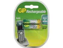 Аккумулятор GP 65AAAHC-2, 2DECRC2-2/5DECRC2 (1.2V, 650mAh) NiMh, Size AAA  уп. 2 шт 