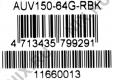 ADATA DashDrive UV150 AUV150-64G-RBK  USB3.0 Flash Drive 64Gb