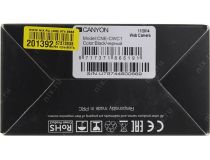 CANYON CNE-CWC1 Black  Web Camera (USB2.0, 1280x1024, микрофон)
