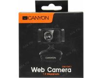 CANYON CNE-CWC1 Black  Web Camera (USB2.0, 1280x1024, микрофон)