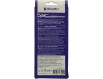 Наушники с микрофоном Defender Pulse-420 Green (шнур 1.2м) 63422 