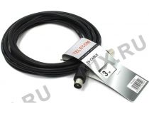 Telecom TTV9555-3м Кабель антенный ТВ 9.5 (M-M), 3м