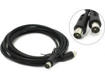 Telecom TTV9555-3м Кабель антенный ТВ 9.5 (M-M), 3м
