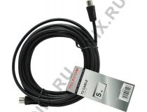 Telecom TTV9555-5м Кабель антенный ТВ 9.5 (M-M), 5м