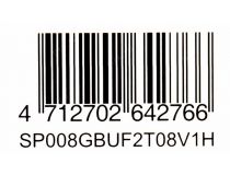 Silicon Power Touch T08 SP008GBUF2T08V1H USB2.0 Flash Drive 8Gb (RTL)