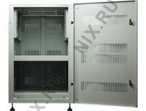 NT AccuPractic/Metal 18/6-66 G Шкаф 19 аккумуляторный,серый 18U 600x600, 1 полка, направл. 6U (3ч)