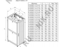 NT BUSINESS 2 MP47-812 В Шкаф 19” напольный 47U 800х1200 , дверь перфорированная, чёрный (4ч)