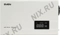 Стабилизатор настенный SVEN AVR SLIM-1000 LCD White (7A, вх.140-260V, вых.220V±10%, 1000VA, розетка Euro)