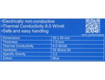 Arctic Thermal Pad ACTPD00002A  Термоинтерфейс (50x50x1мм, 6 Вт/мК)