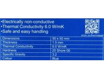 Arctic Thermal Pad ACTPD00003A Термоинтерфейс (50x50x1.5мм, 6 Вт/мК)