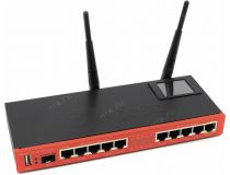 MikroTik RB2011UiAS-2HnD-IN RouterBOARD 2011UiAS 2HnD(5UTP 1000Mbps,5UTP 100Mbps,1SFP,802.11b/g/n,1xUSB, 2x4dBi)