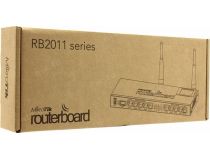 MikroTik RB2011UiAS-2HnD-IN RouterBOARD 2011UiAS 2HnD(5UTP 1000Mbps,5UTP 100Mbps,1SFP,802.11b/g/n,1xUSB, 2x4dBi)