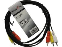 Telecom TAV7150-1.5M Кабель 3RCA-M -- 3RCA-M 1.5м