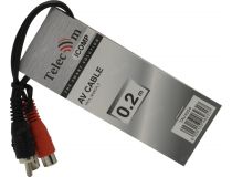 Telecom TAV4954-0.2M Кабель 1RCA-M -- 2RCA-F 0.2м