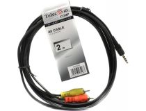 Telecom TAV4545-2M Кабель Jack3.5-M --  3RCA-M 2м