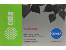 Картридж Cactus CS-CE403A Magenta для HP 500 Color M551