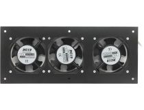 NT ROOFFAN-T WALL/IP B Модуль вентиляторный в крышу для WALLBOX IP55, чёрный, 3 вентилятора, с термостатом