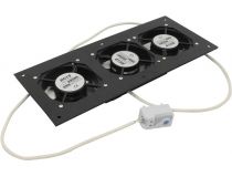 NT ROOFFAN-T WALL/IP B Модуль вентиляторный в крышу для WALLBOX IP55, чёрный, 3 вентилятора, с термостатом