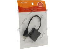 Orient C050 Кабель-адаптер HDMI (M) -- VGA (15F)
