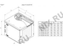 NT WALLBOX IP55 plus 15-64 G Шкаф 19 настенный, пылевлагозащищенный, серый, 15U 600*460, дверь стекло-металл.