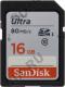 SanDisk Ultra SDSDUNC-016G-GN6IN SDHC Memory Card 16Gb UHS-I U1 Class10