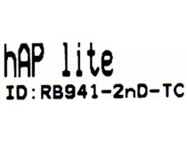 MikroTik RB941-2nD-TC RouterBOARD hAP lite Tower (3UTP 100Mbps, 1WAN, 802.11b/g/n, 1.5dBi)